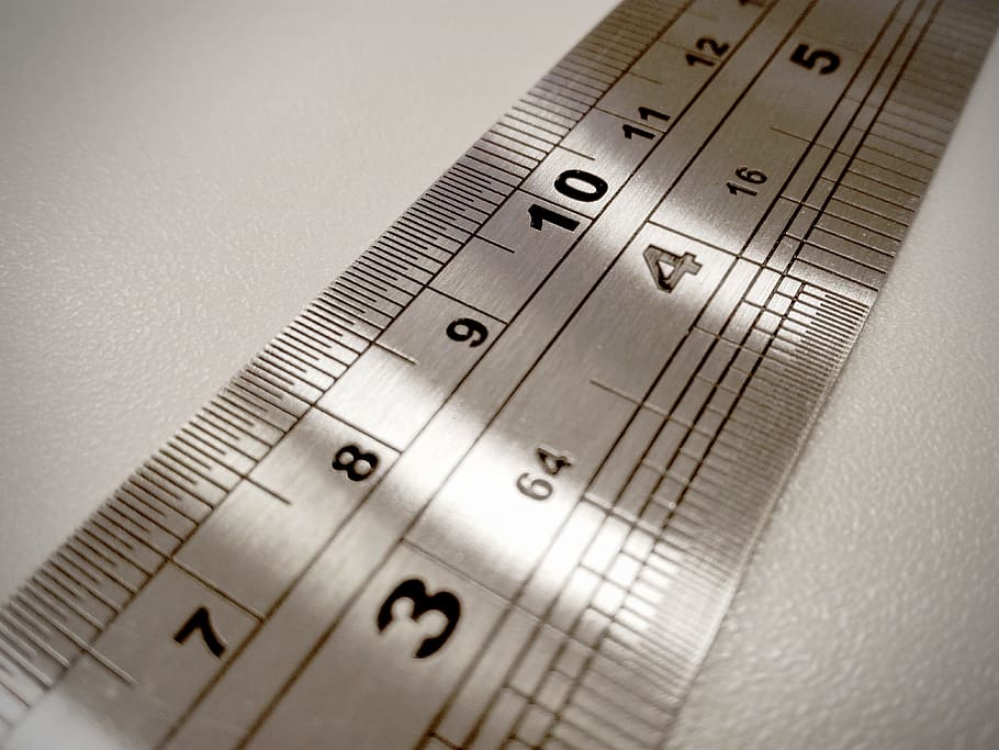 gray ruler, metal ruler, metal, measures, flexible, workshop, centimeter, dimensions, instrument, measurement