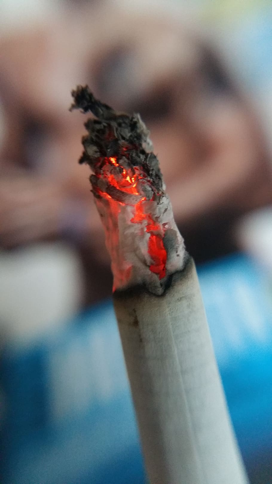 cigarro, fumaça, câncer, vício, fogo, fumo, vermelho, branco, cinza, queimadura