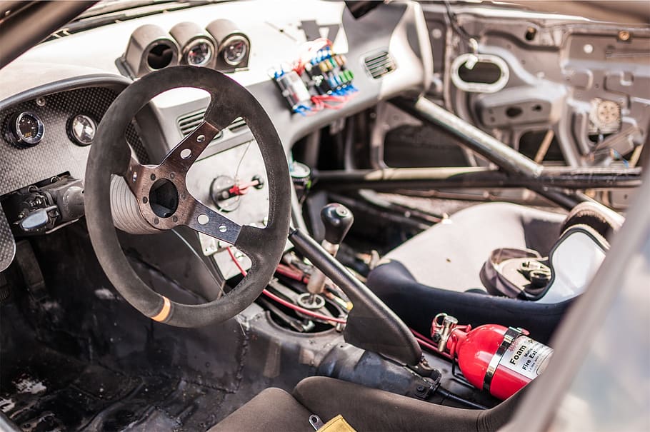 Car Interior Dash Steering Wheel Racing Parts