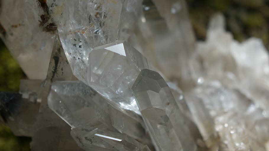 crystal shards, gray, rocks, nature, crystal, stone, geology, rock, natural, mineral