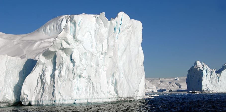 Greenland, Gunung Es, Es, Salju, gunung es - Formasi Es, alam, Kutub selatan, gletser, antarctica, biru