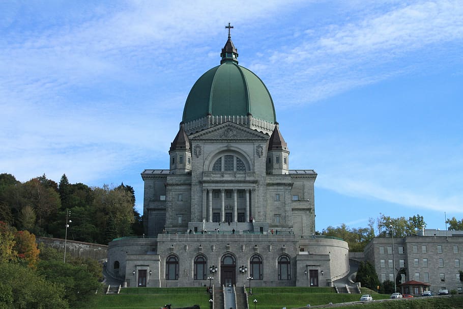 orasi st joseph, St Joseph, Oratory, Mount-Royal, Québec, st joseph oratory of mount-royal, montréal, kubah, arsitektur, eksterior bangunan
