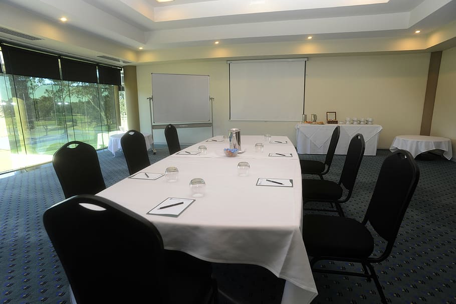 conference, meeting, team building, chair, seat, table, business, indoors, corporate business, office
