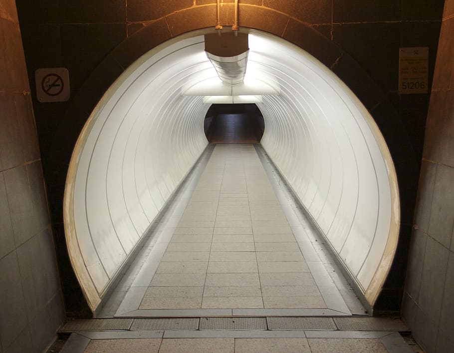 Tunnel, Walkway, Corridor, Way, Walk, underground, footpath, mystery, hope, the end