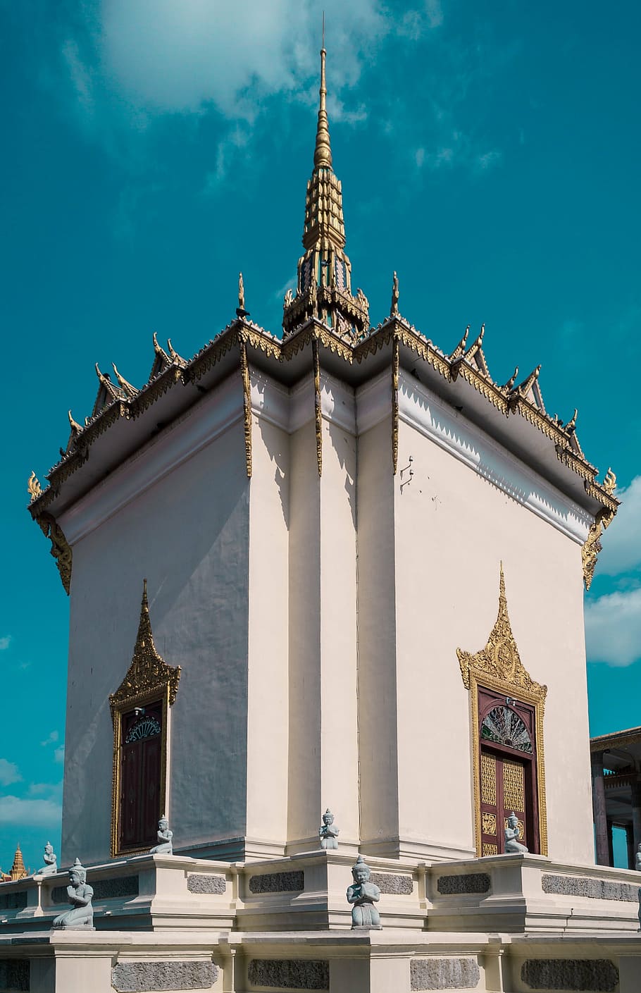 Kamboja, phnom penh, istana, jalan, phnom penh istana kerajaan, bangunan, stupa, arsitektur, gereja, tempat terkenal