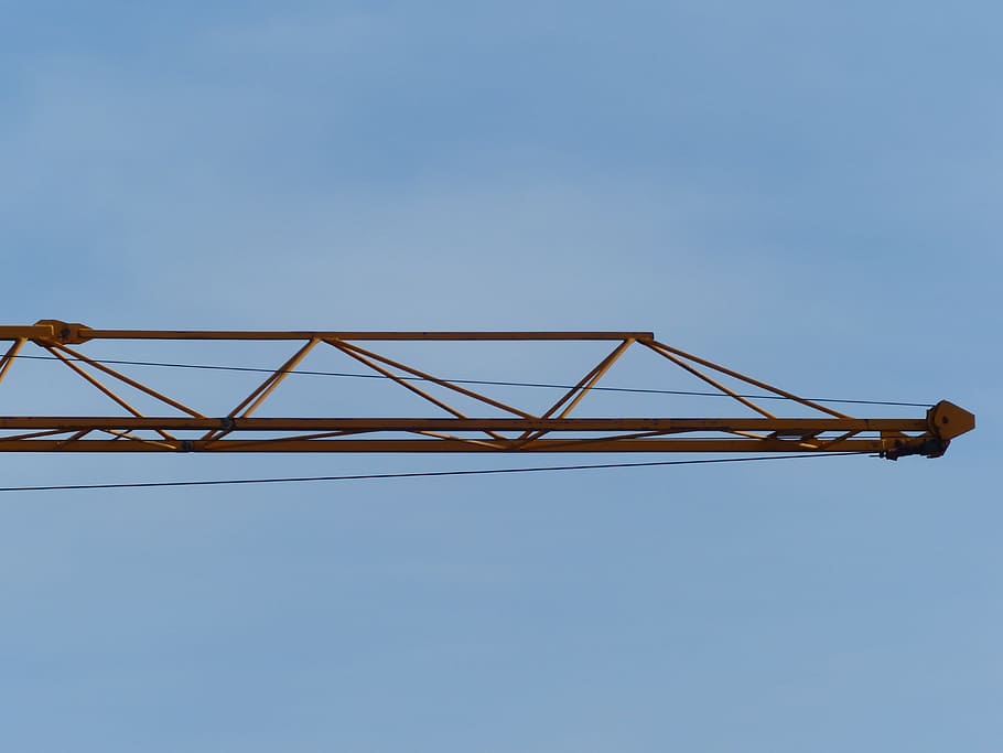 Crane, Build, baukran, site, sky, lift loads, last, arm, crane arm, industry