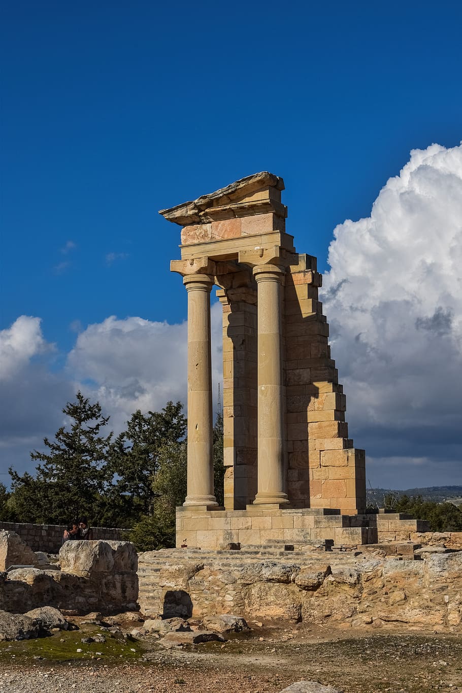 Cyprus, Apollo Hylates, Sanctuary, temple, ancient, greek, historic, mediterranean, architecture, archaeological