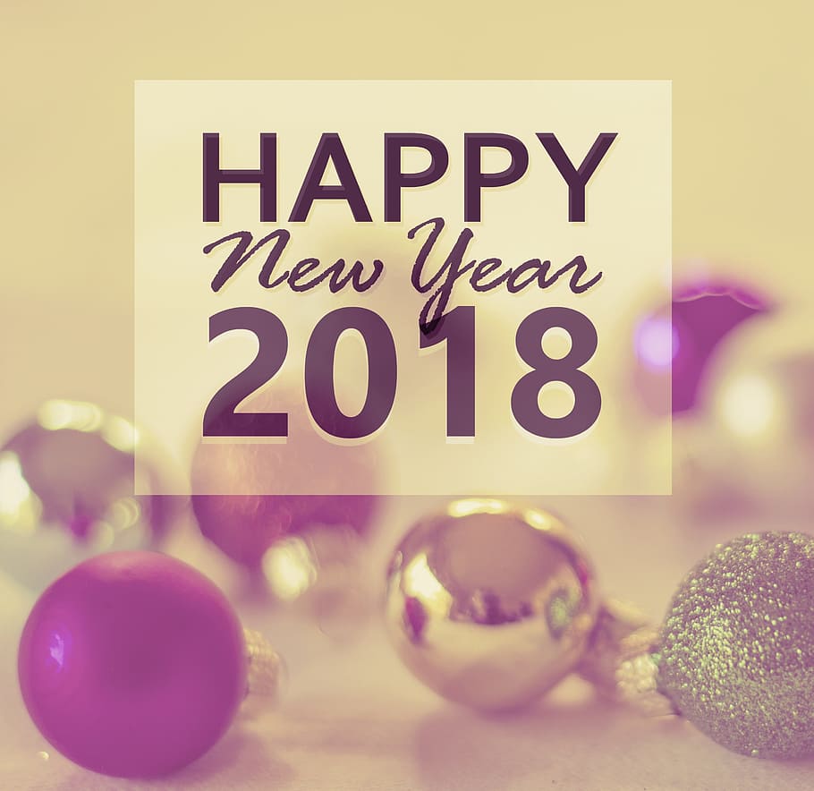 bahagia, baru, tahun 2018 teks, pf, pf2018, pf 2018, tahun baru, hari tahun baru, perayaan, tahun