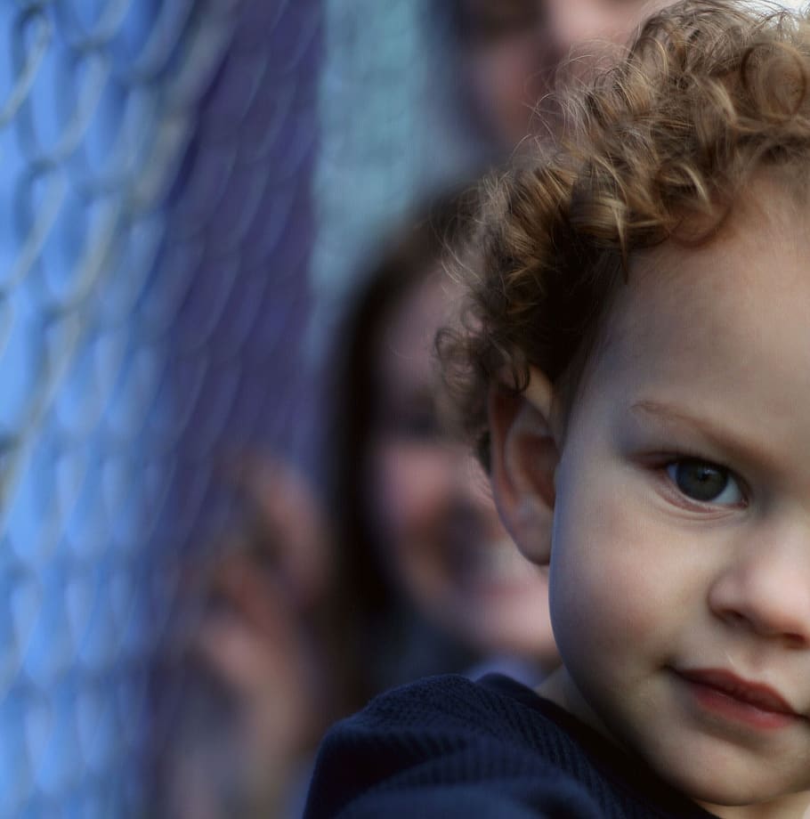 young, boy, looking, child, kid, portrait, son, outdoors, urban, curly