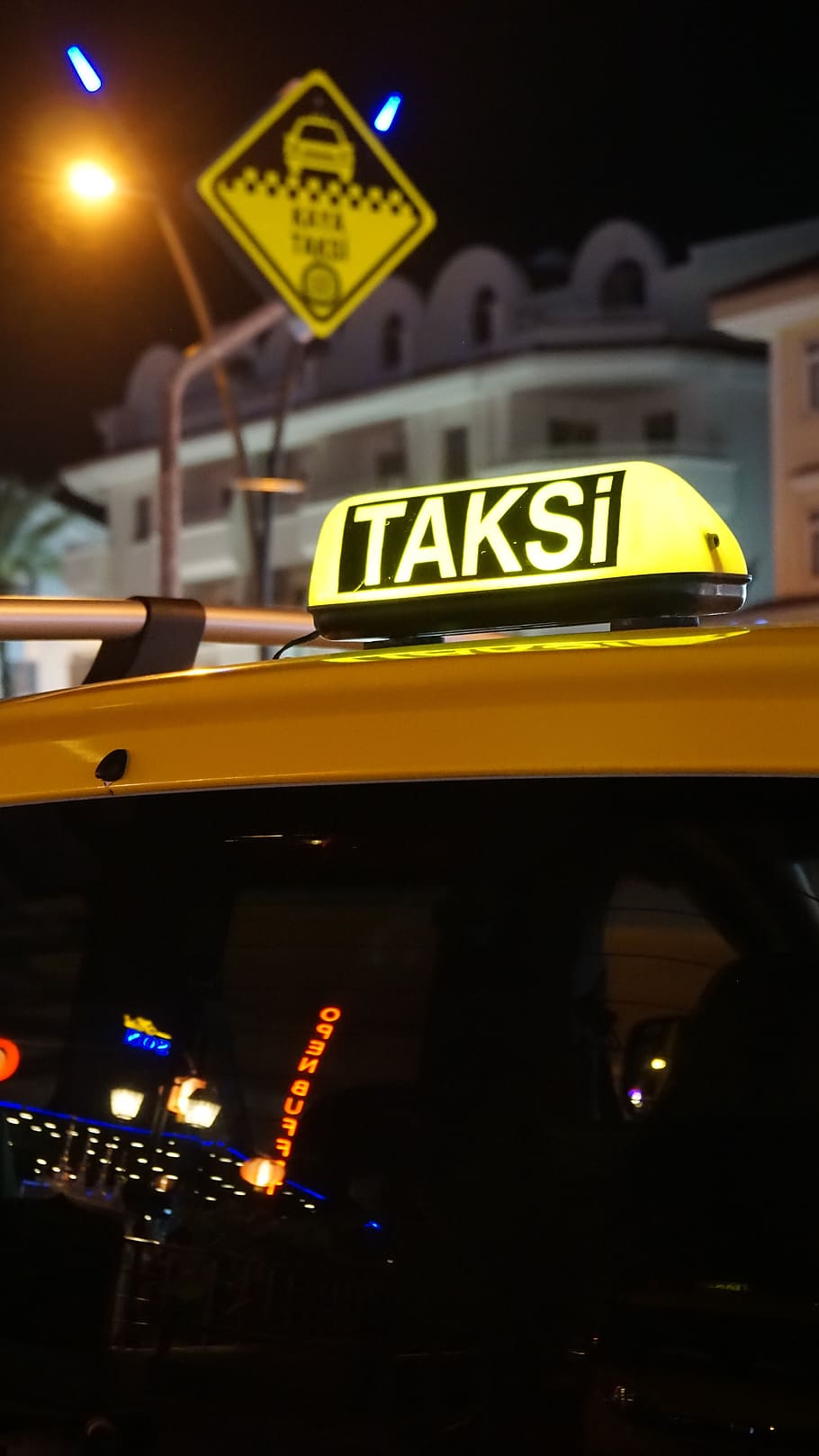 taxi, machine, yellow, turkey, transport, machinery, car, city, text, western script