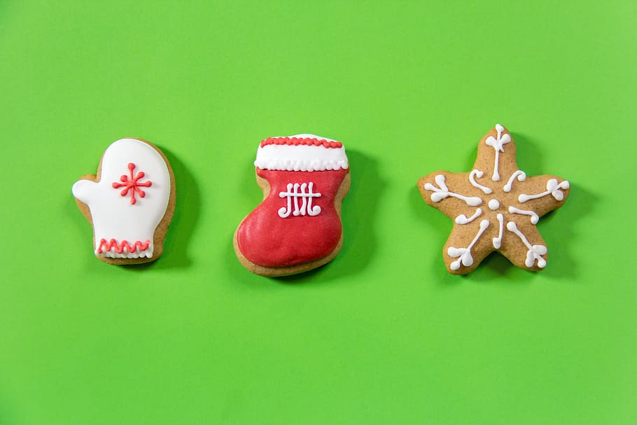 gingerbread, color, set, green, christmas decorations, decorative, christmas, christmas decoration, advent, christmas cookies