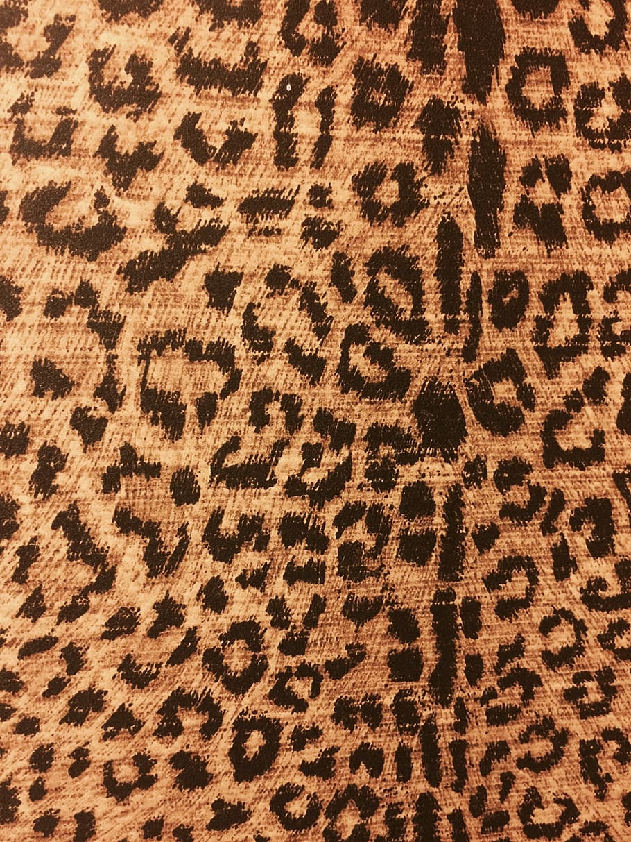 marrón, negro, tela de estampado de leopardo, estampado de leopardo, estampado de animales, telón de fondo, animal, leopardo, diseño, tela