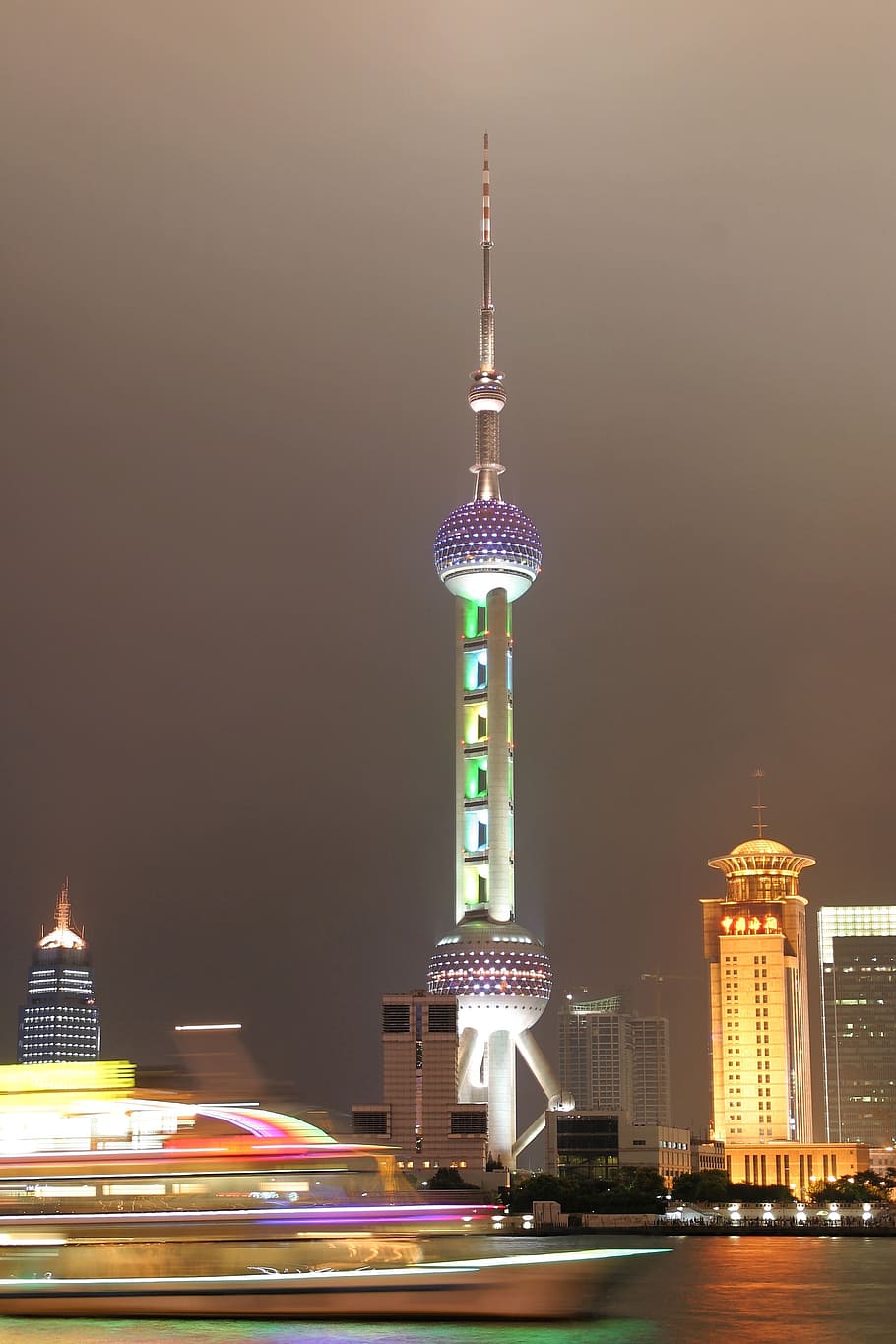 shanghai, china, federal government, skyline, tv tower, architecture, built structure, building exterior, illuminated, building