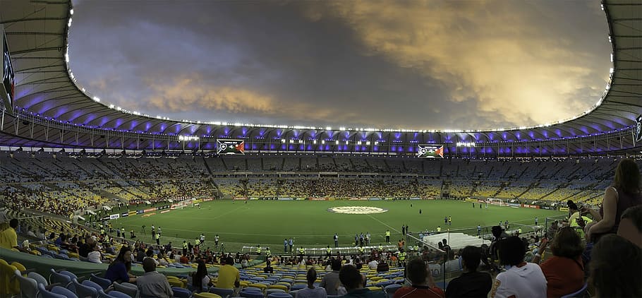 fish eye view, soccer stadium, fish eye, view, soccer, stadium, maracana, football stadium, brazil, rio - Pxfuel