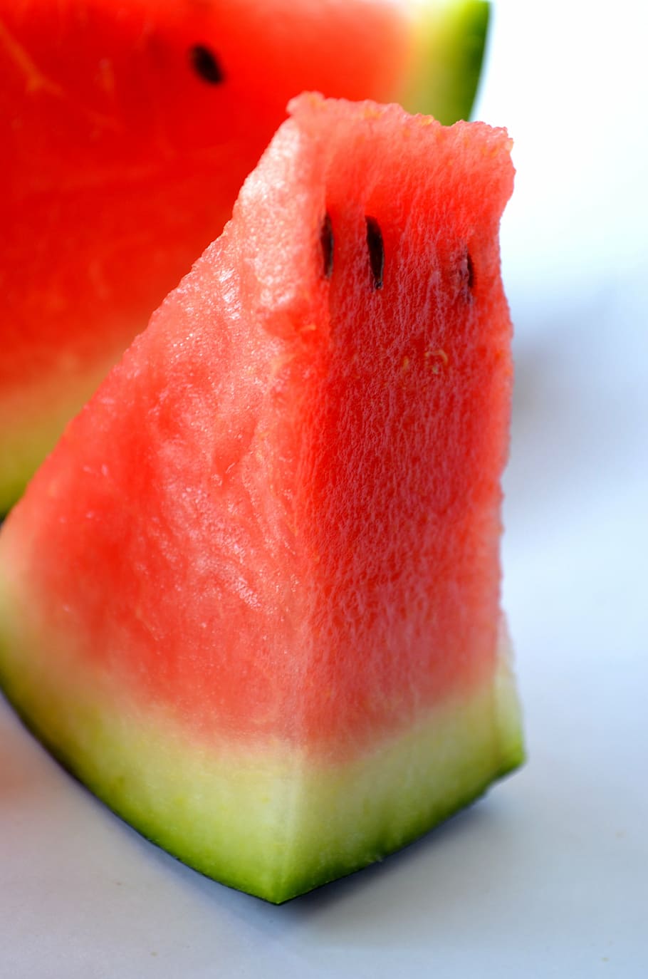 slice of watermelon, watermelon, melon, cut, fruits, sliced, red, fresh, fruit, juicy