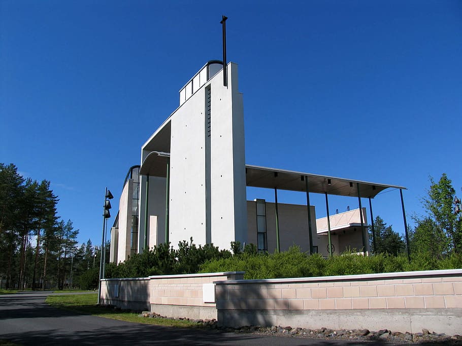 holy, trinity church, Holy Trinity Church, Kempele, Finland, building, chapel, photos, public domain, built Structure