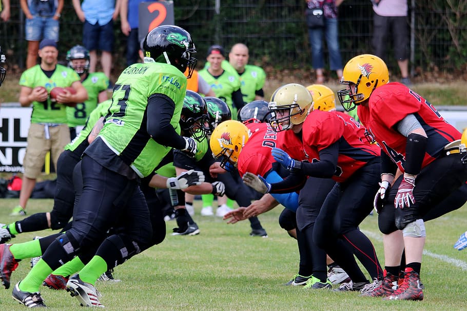 American Football, Sport, football, ball sports, protective clothing, athletes, helm, american football - sport, american football field, competition
