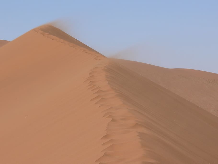 namibia, sossusvlei, sand dune, sand, desert, sandstorm, africa, dry, nature, drought