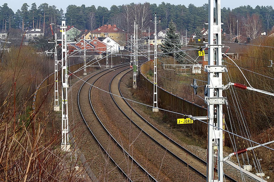 Ferrocarril, Tren, Señal, parecía, Bundesbahn, transporte, vía férrea, transporte ferroviario, tren - vehículo, ninguna persona