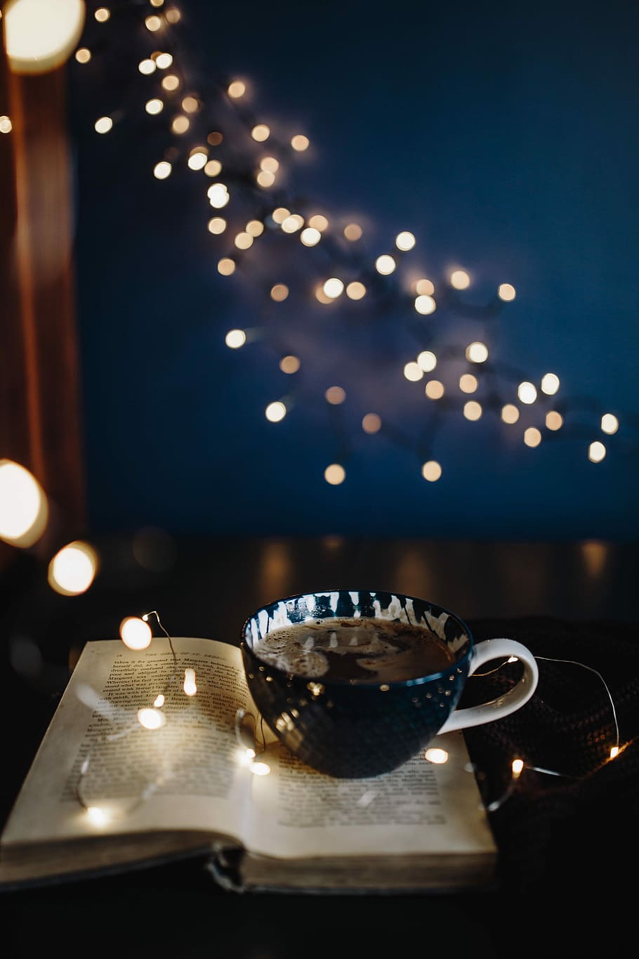 making, fairy, lights, Magic, Fairy Lights, time, decoration, bokeh, night, cup