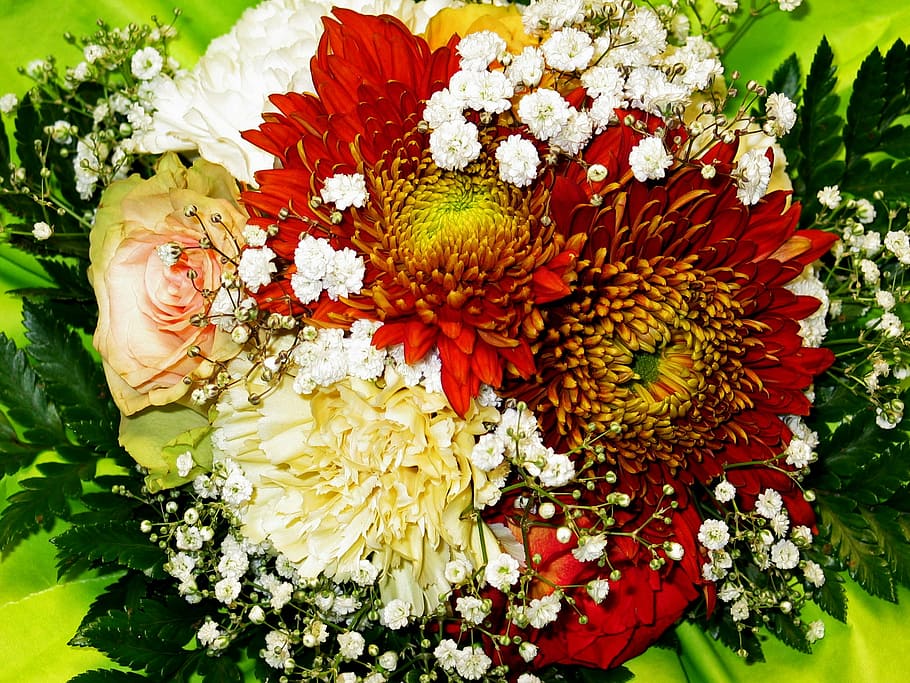 bouquet, flowers, bouquet of flowers, vase, bouquets, chrysanthemum bouquet, chrysanthemums, romance, strauss, decoration