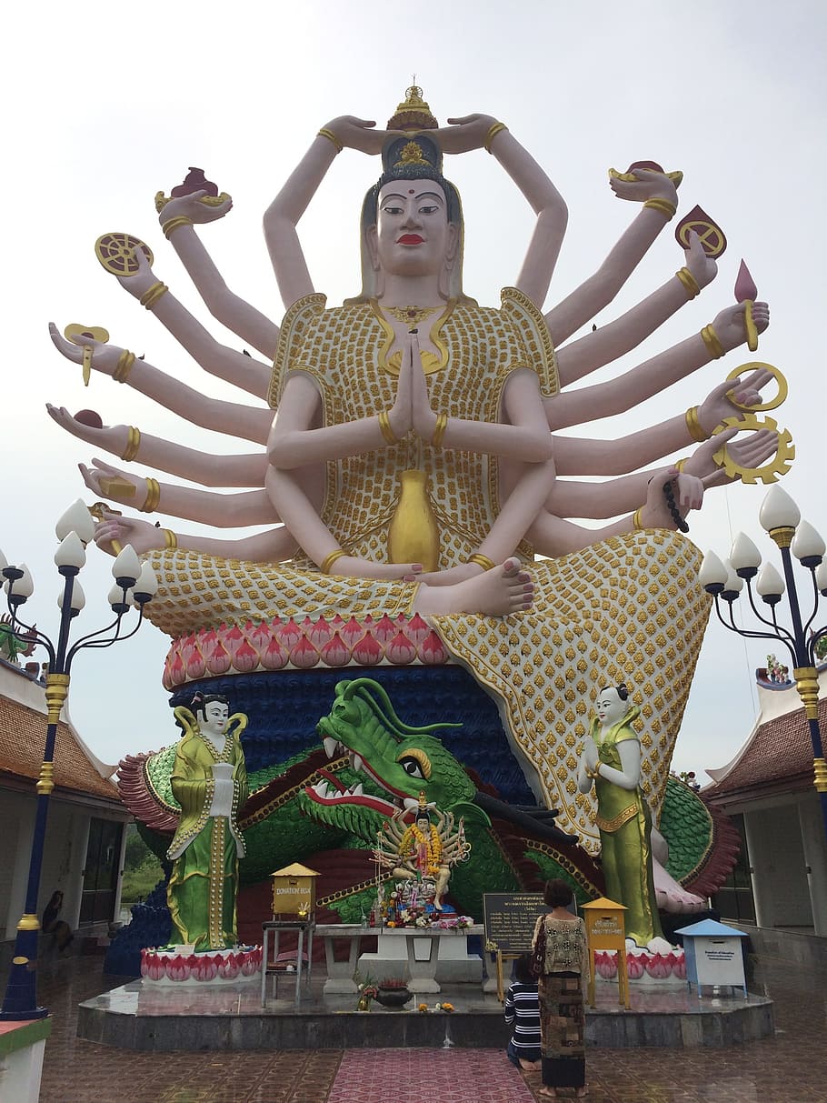 Thailand, Koh Samui, Buddha Statues, buddhism, asia, buddha, statue, religion, temple - Building, spirituality