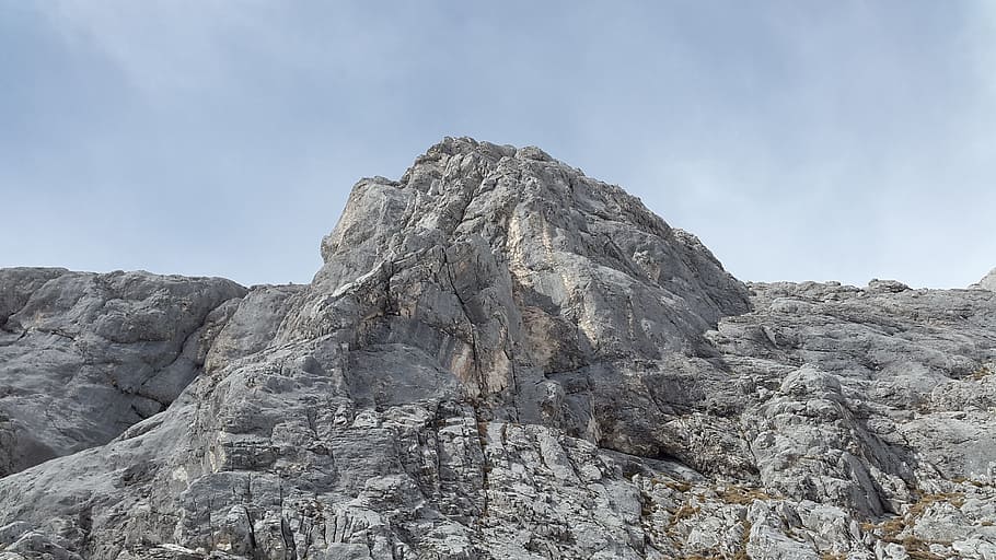 Gimpel, Wall, Rock, rock wall, rock, rocky, mountains, steep wall, alpine, south wall, tannheimertal