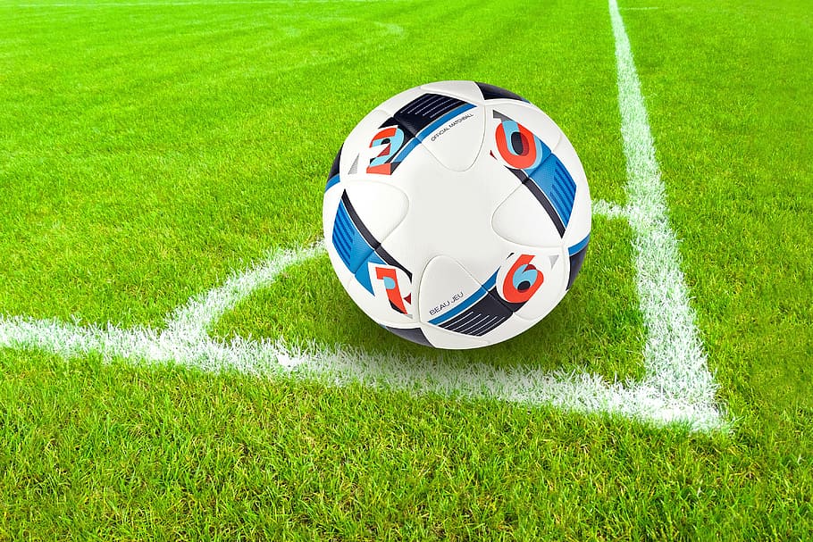 газон, футбол, трава, различные, спорт, соревновательный спорт, соревнования, футбол - мяч, игровое поле, футбольный мяч