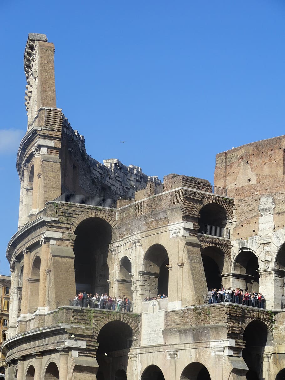 the coliseum, the ruins of the, italy, monument, history, coliseum, architecture, amphitheater, roman, famous Place