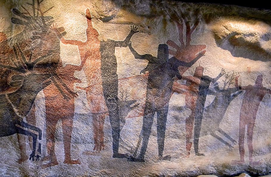 Alfombra decorativa, pintura rupestre, prehistórico, rupestre, histórico, antiguo, tribu, pintura, piedra, pared