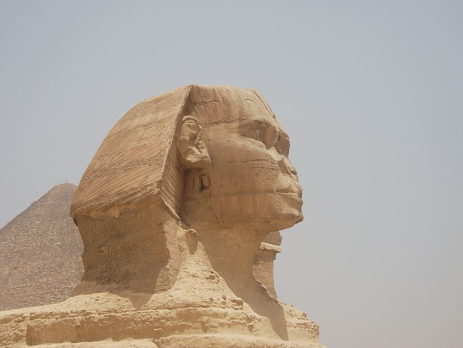 sphinx, pyramid, egypt, giza, ancient egypt, sahara, tourist attraction, pharaohs ancient mysteries, prehistoric monuments, sculpture