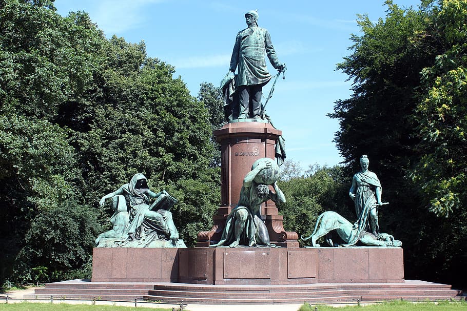 bismarck, monumento nacional, gran estrella, berlín, 1901, 1938, königsplatz, plaza de la república, canciller, sibylle
