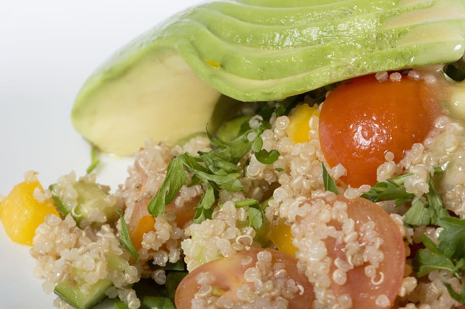 Quinoa, Salad, Avocado, Bless You, lifestyle, food and drink, food, vegetable, healthy eating, studio shot