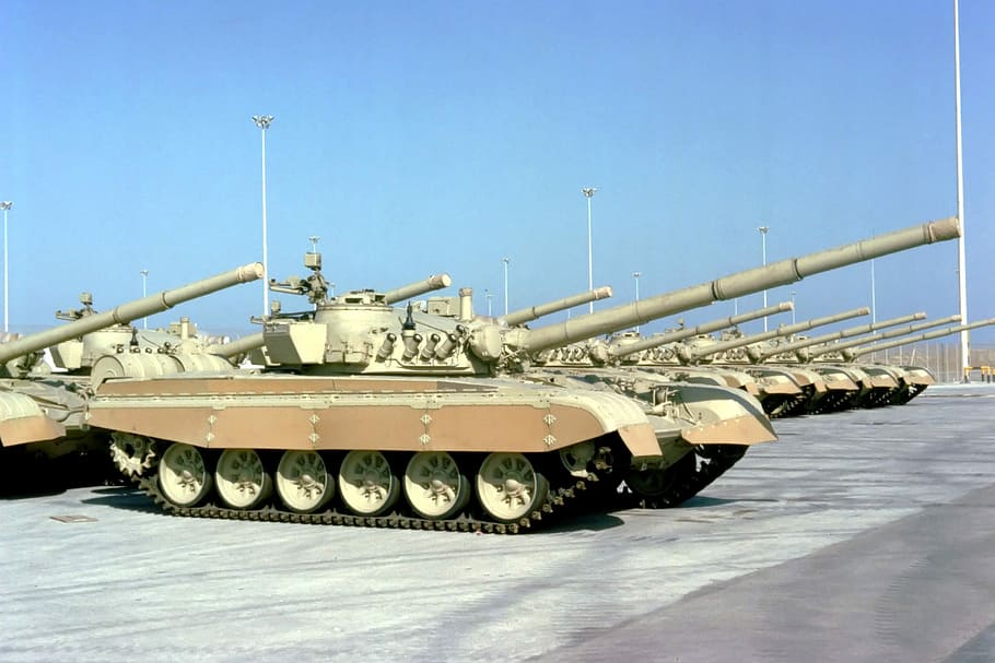 kuwaitiano, armado, forças m -84, principal, tanques de batalha, forças armadas do Kuwait, M-84, tanques de batalha principais, Guerra do Golfo, guerra blindada