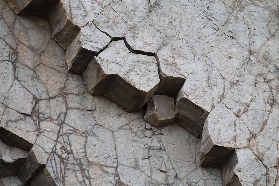 boulder, stone, wall, crash, tenerife, erosion, layer, solid, day, architecture