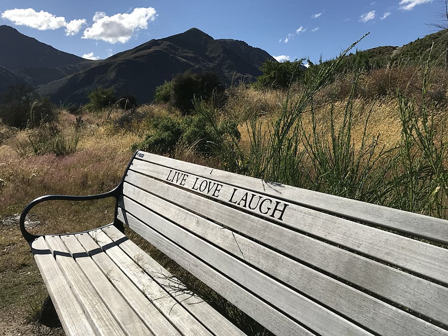 new zealand, queenstown, the south island, life, love, laugh, quote, open heart, mountain, plant