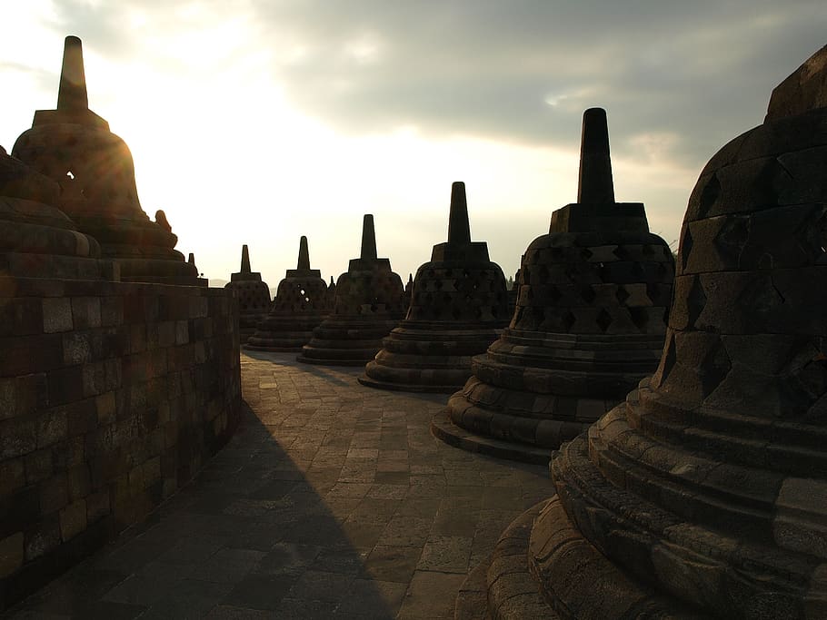 indonesia, borobudur, temple, asia, religion, place of worship, spirituality, architecture, belief, built structure