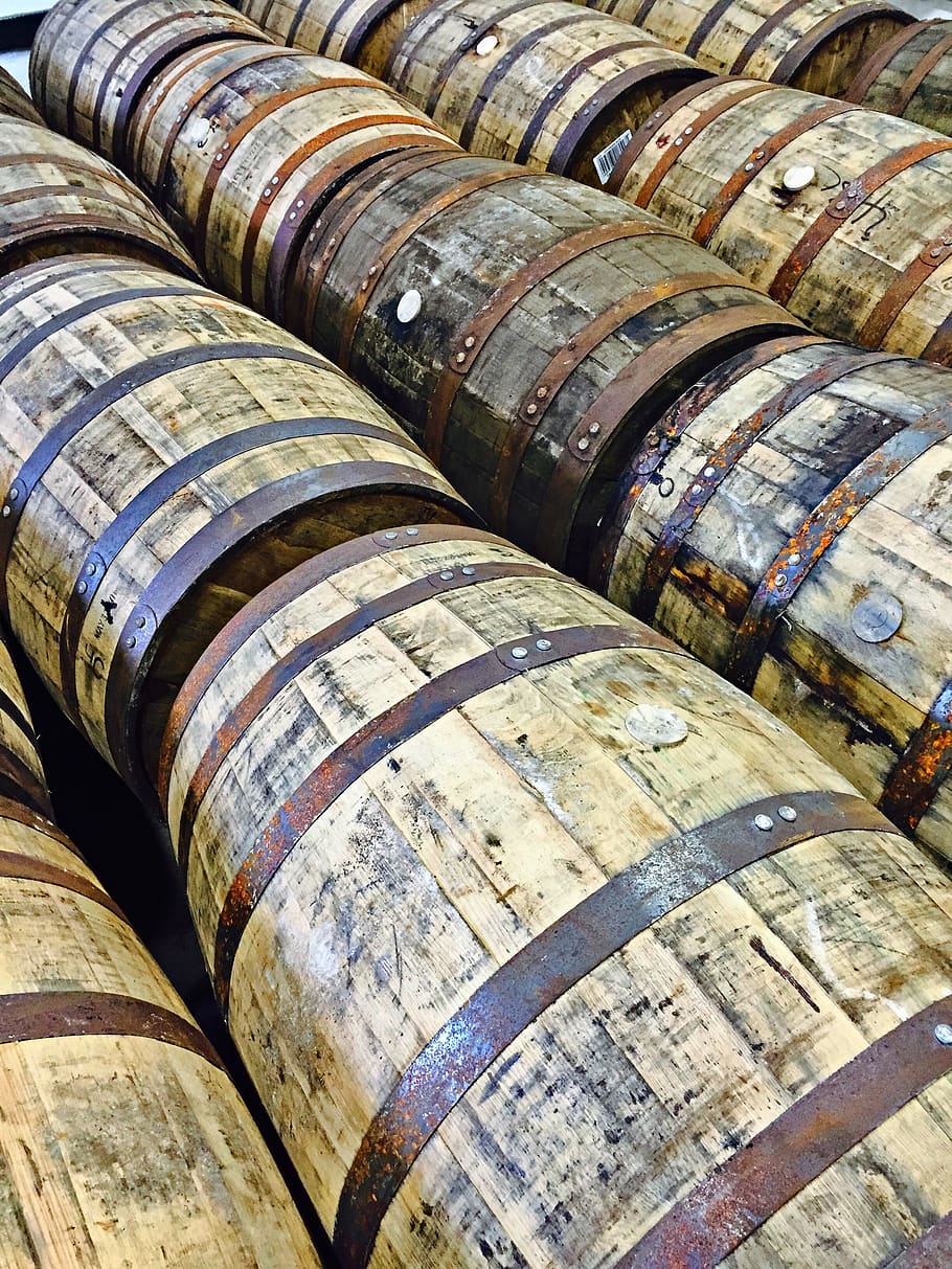 whisky, whiskey barrels, barrel, barrels, scotland, islay, single malt, distillery, wooden barrels, refreshment