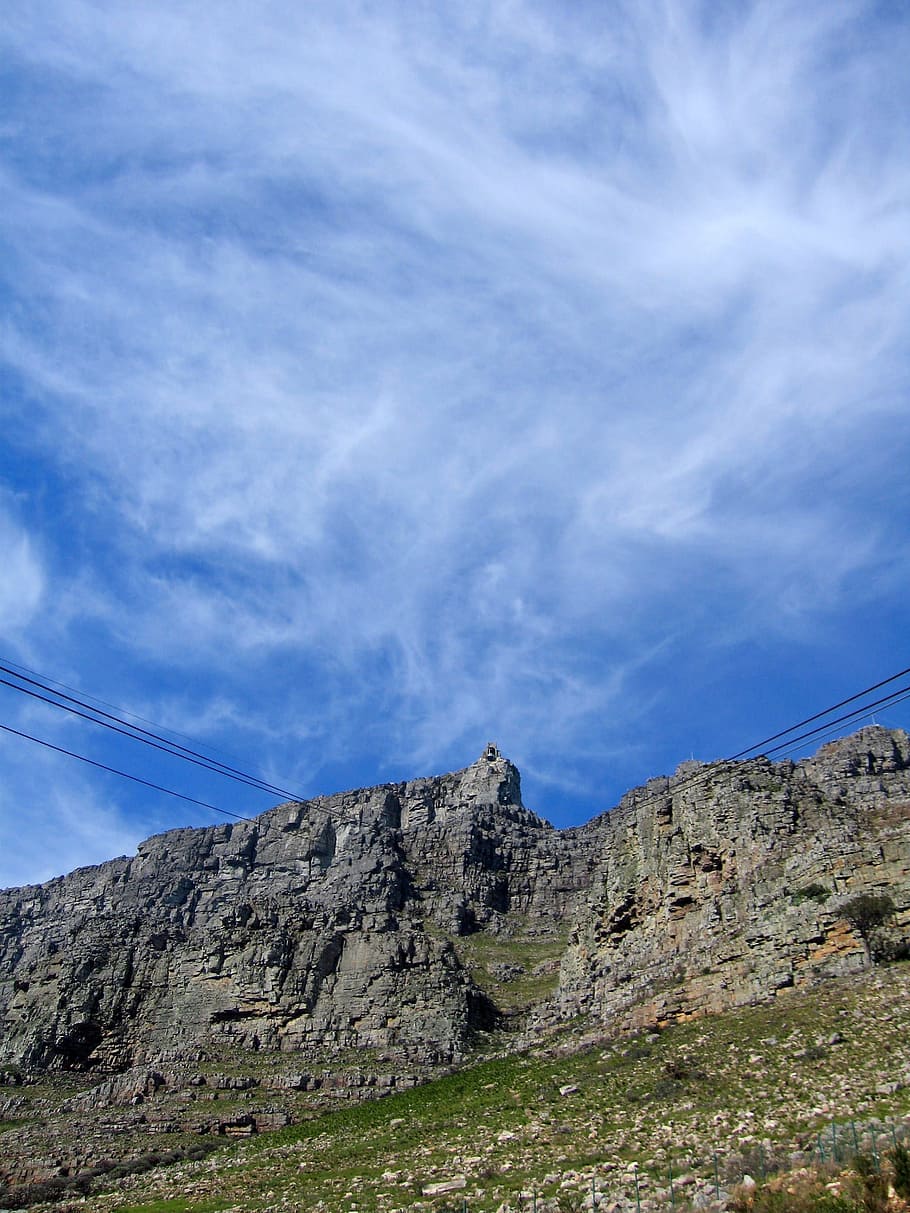 Table Mountain, Cape Town, montanha, cidade, capa, mesa, áfrica, sul, viagem, turismo