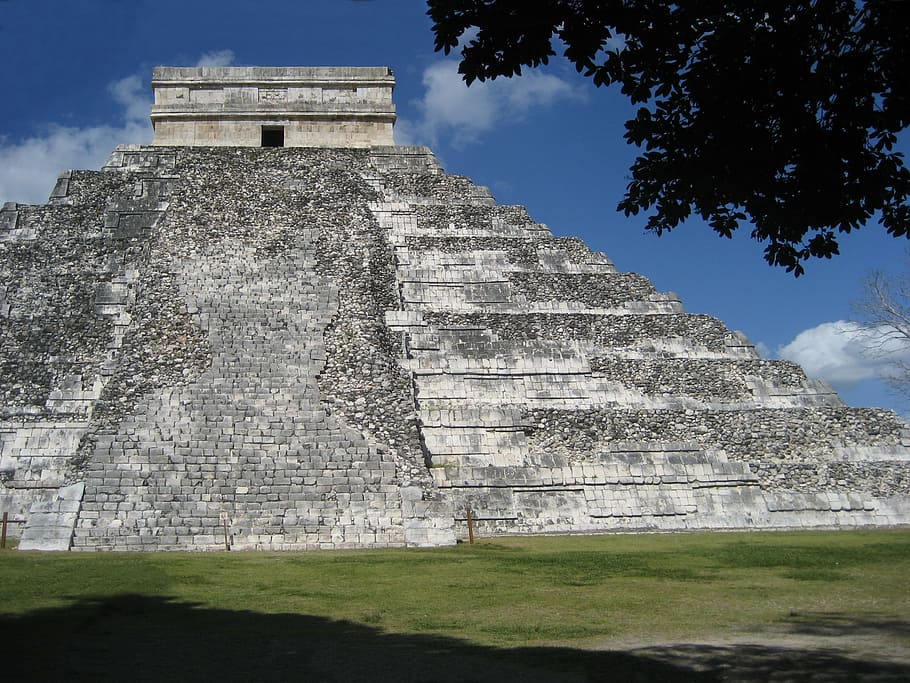 el-castillo, chichen-itza, mayan, piramida, candi, meksiko, yucatan, arkeologi, sejarah, masa lalu