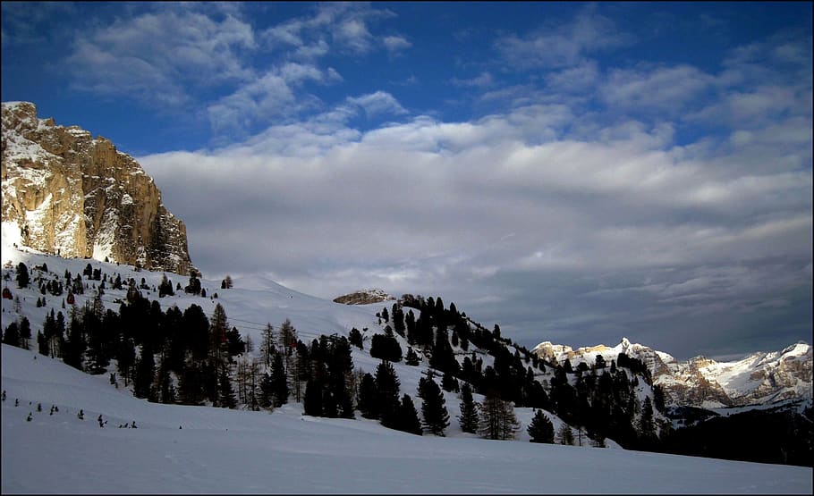 alpine, mountains, mountain landscape, snow, high mountains, winter sports, wintry, winter, leisure, ski area