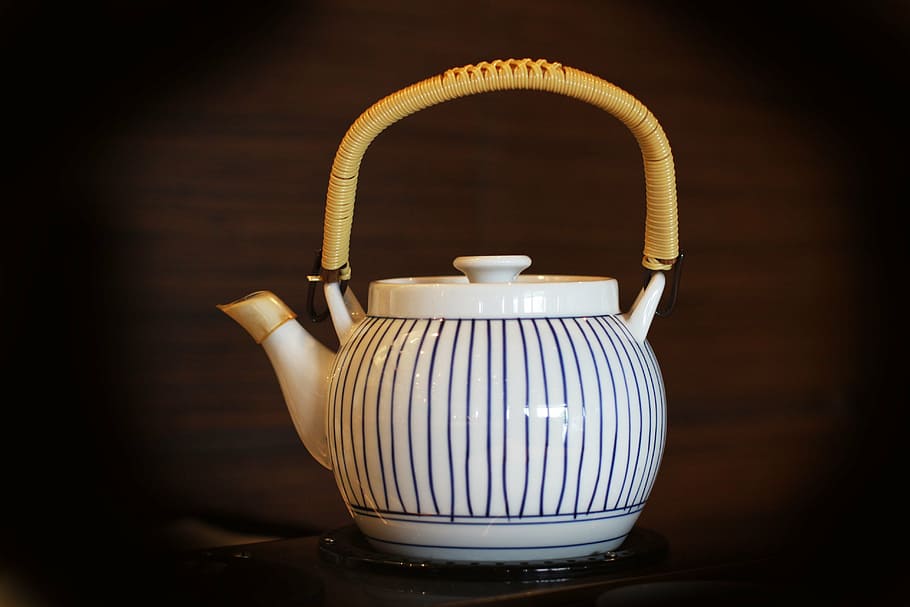 bule de chá, branco, ásia, taiwan, bebida, chá - bebida quente, chaleira, culturas, bule, ambiente interno