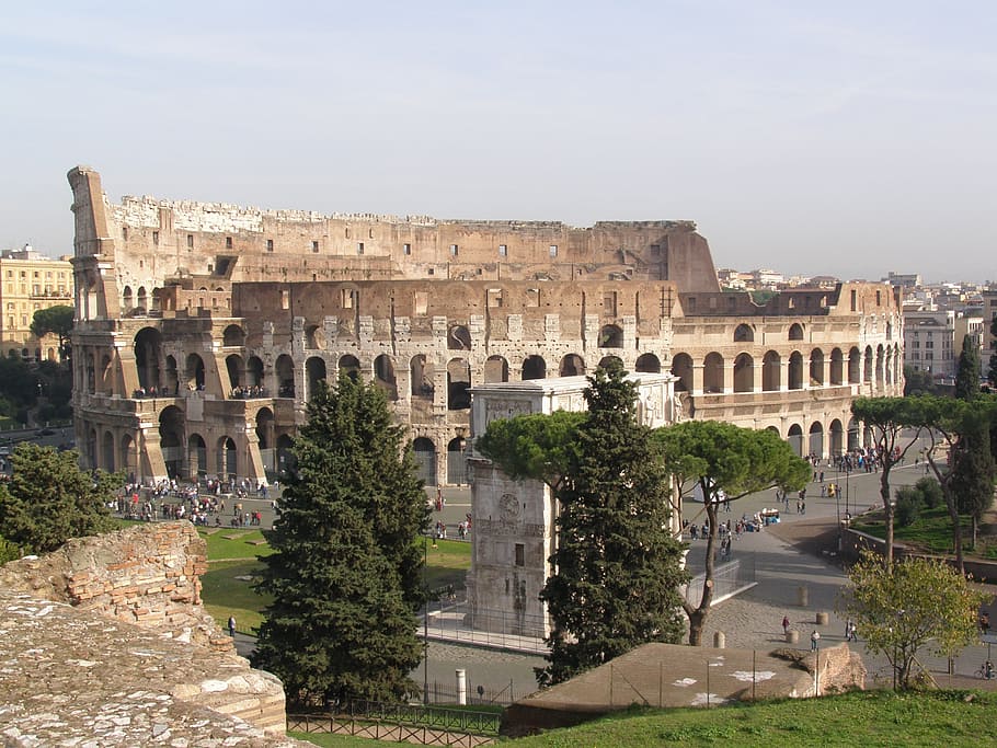 anfiteatro, roma, resumen, historia, el pasado, arquitectura, antigua, ruina antigua, exterior del edificio, estructura construida