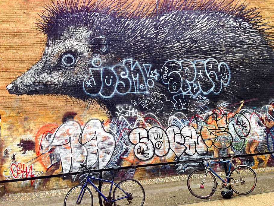Shoreditch, arte callejero, Londres, graffiti, creatividad, animal, texto, arte y artesanía, sin personas, temas de animales