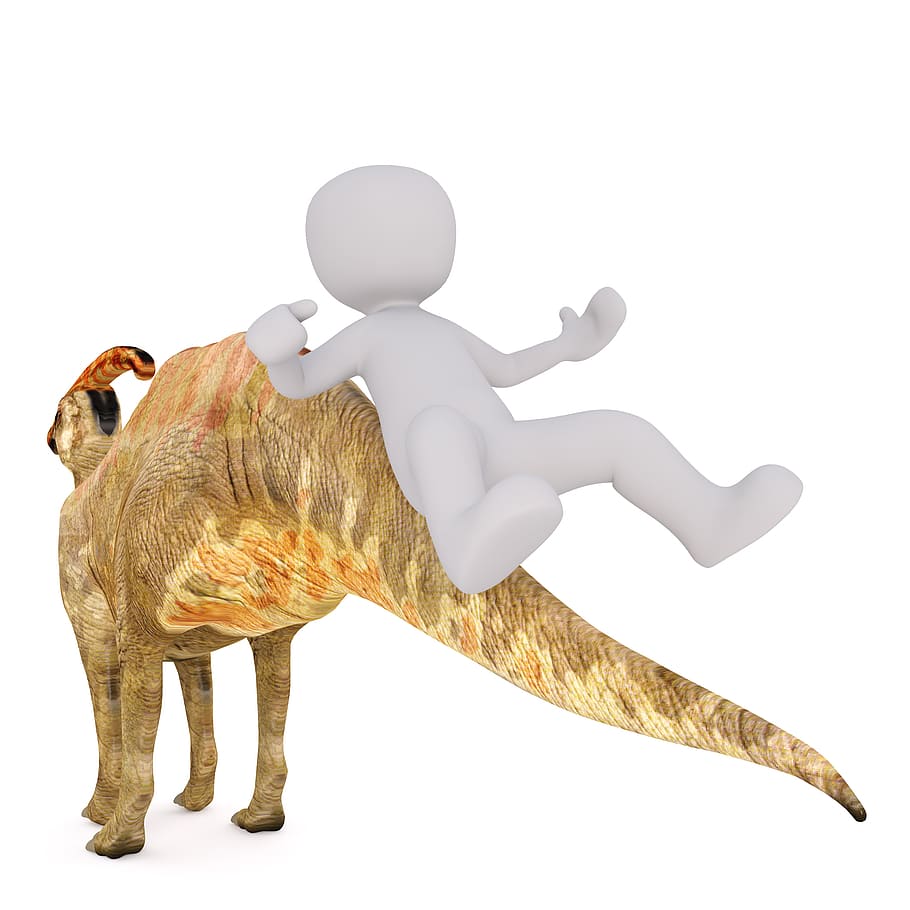 brown dinosaur illustration, Males, 3D Model, Isolated, 3D, Model, 3d, model, full body, white, 3d man