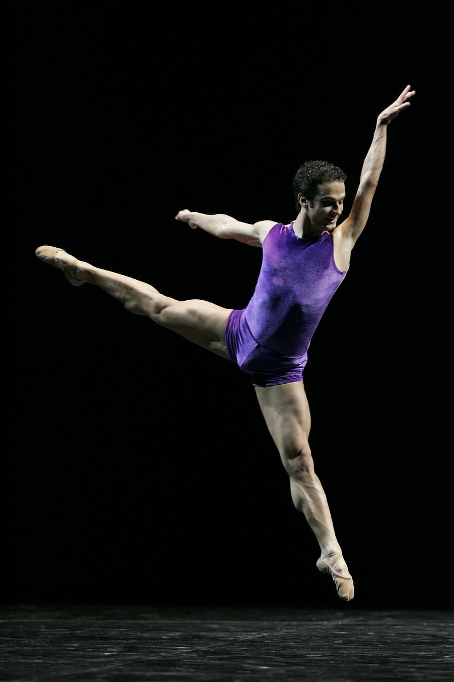 man, wearing, purple, onesie, ballet, dancer, male, performance, elegance, person