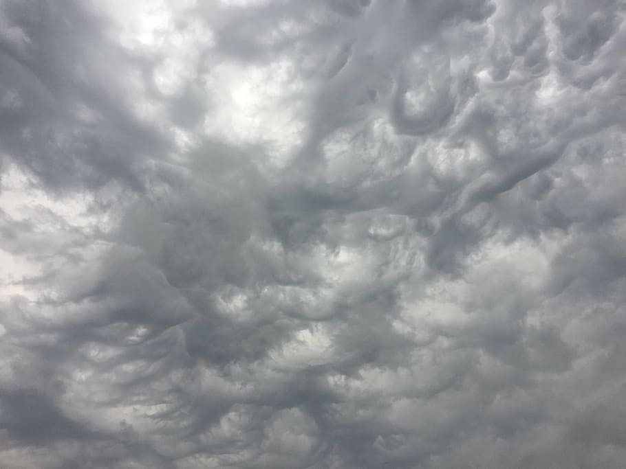 cumulonimbus clouds, clouds, storm, grey, gray, sky, thunderstorm, nature, weather, rain