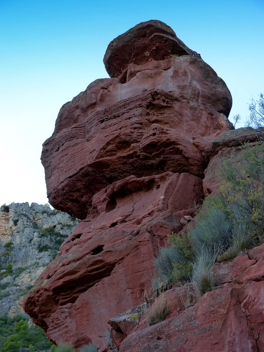 red rock, sandstone, erosion, forms, texture, stone, figurative erosion, rock, rock formation, rock - object