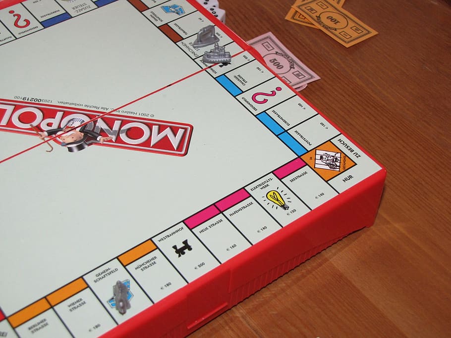 white, red, monopoly board, Monopoly, Play, Sociable, Board Game, gesellschaftsspiel, win, playing field
