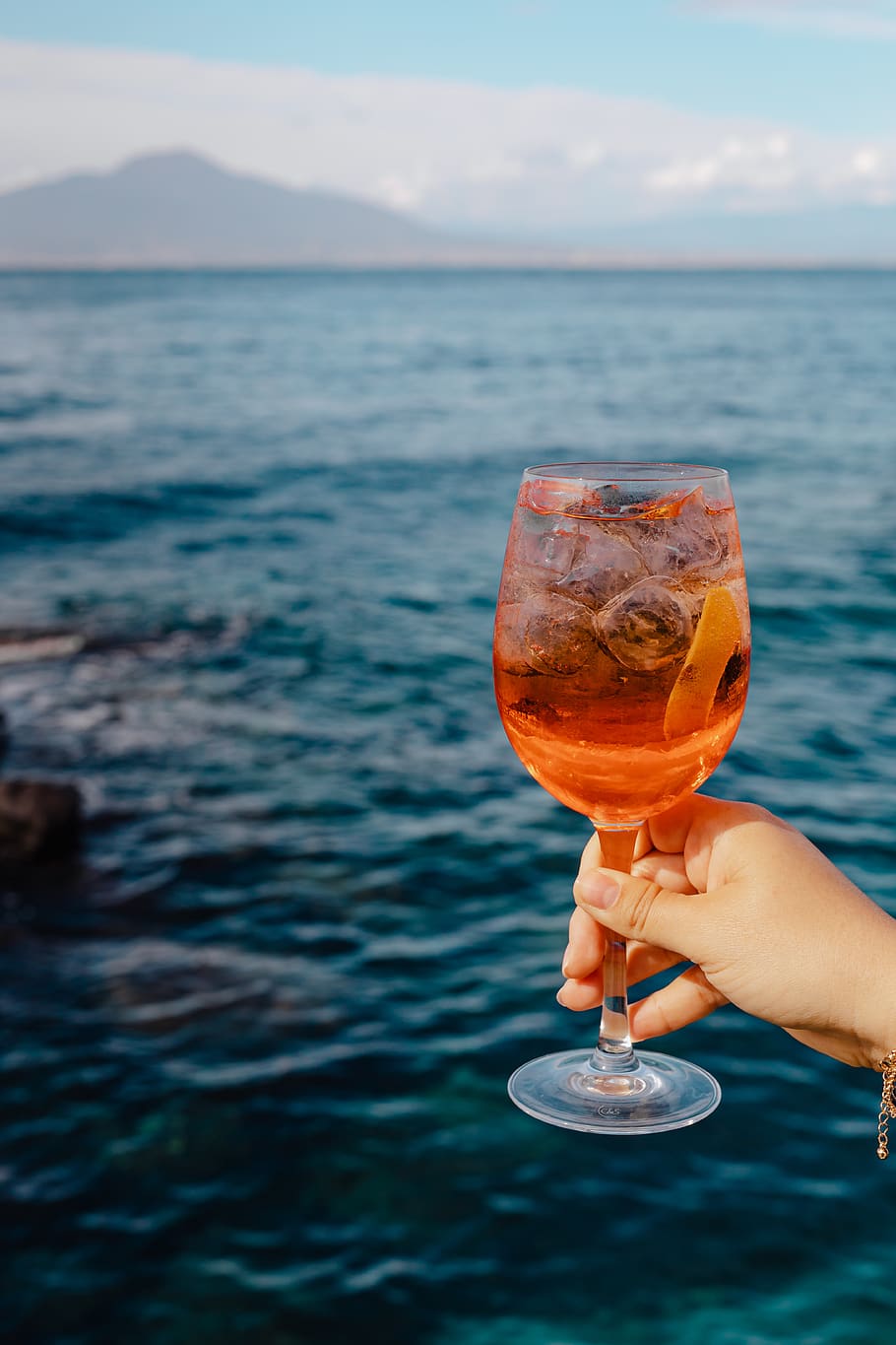 álcool, Itália, bebida, italiano, sorrento, férias, mar, mediterrâneo, Verão, bebidas